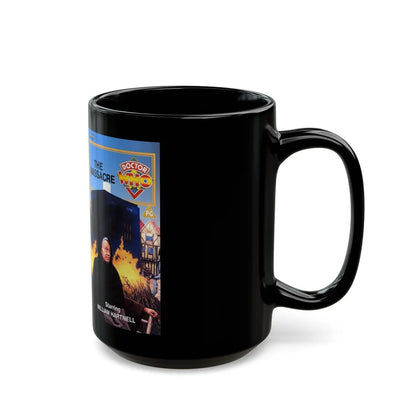 DOCTOR WHO THE MASSACRE (VHS COVER) - Black Coffee Mug-Go Mug Yourself