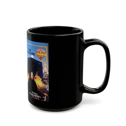 DOCTOR WHO THE MASSACRE (VHS COVER) - Black Coffee Mug - Go Mug Yourself