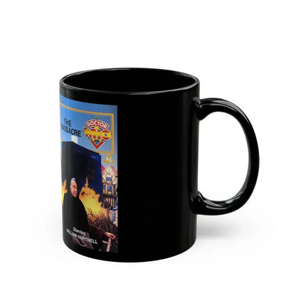DOCTOR WHO THE MASSACRE (VHS COVER) - Black Coffee Mug - Go Mug Yourself