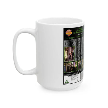 DOCTOR WHO THE MONSTER OF PELADON (VHS COVER) - White Coffee Mug-Go Mug Yourself