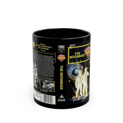 DOCTOR WHO THE MOONBASE (VHS COVER) - Black Coffee Mug-11oz-Go Mug Yourself