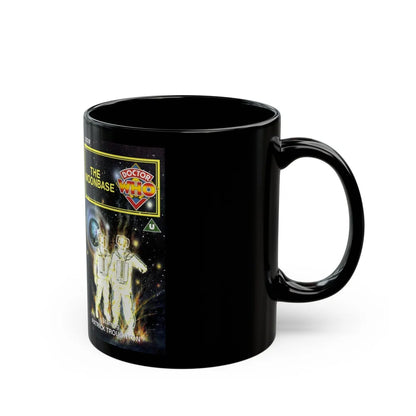 DOCTOR WHO THE MOONBASE (VHS COVER) - Black Coffee Mug-Go Mug Yourself