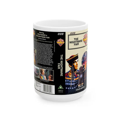 DOCTOR WHO THE NIGHTMARE FAIR (VHS COVER) - White Coffee Mug-15oz-Go Mug Yourself