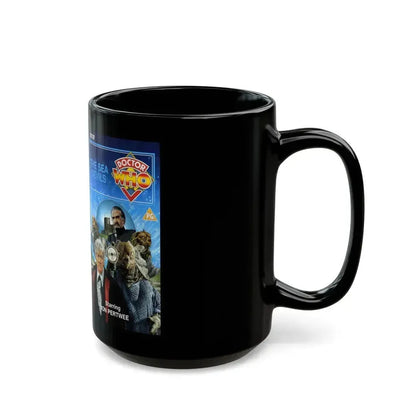 DOCTOR WHO THE SEA DEVILS (VHS COVER) - Black Coffee Mug - Go Mug Yourself