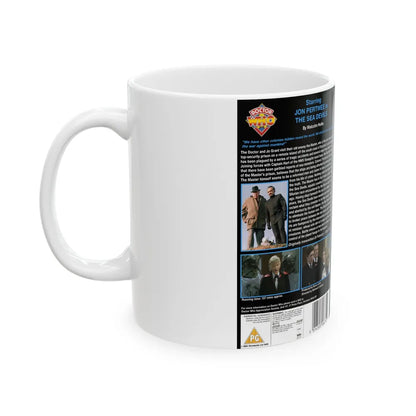 DOCTOR WHO THE SEA DEVILS (VHS COVER) - White Coffee Mug-Go Mug Yourself