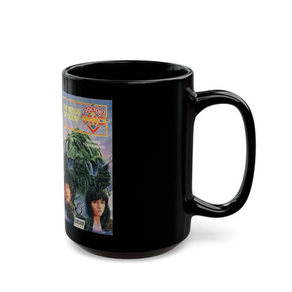 DOCTOR WHO THE SEEDS OF DOOM (VHS COVER) - Black Coffee Mug-Go Mug Yourself