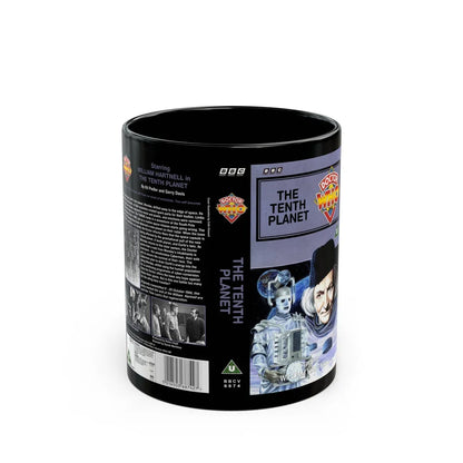 DOCTOR WHO THE TENTH PLANET (VHS COVER) - Black Coffee Mug-11oz-Go Mug Yourself