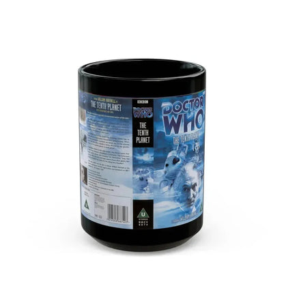 DOCTOR WHO THE TENTH PLANET WILLIAM HARTNELL (VHS COVER) - Black Coffee Mug 15oz - Go Mug Yourself
