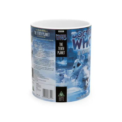 DOCTOR WHO THE TENTH PLANET WILLIAM HARTNELL (VHS COVER) - White Coffee Mug 11oz - Go Mug Yourself