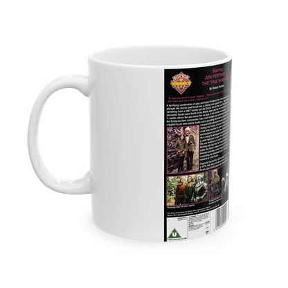 DOCTOR WHO THE TIME WARRIOR (VHS COVER) - White Coffee Mug-Go Mug Yourself