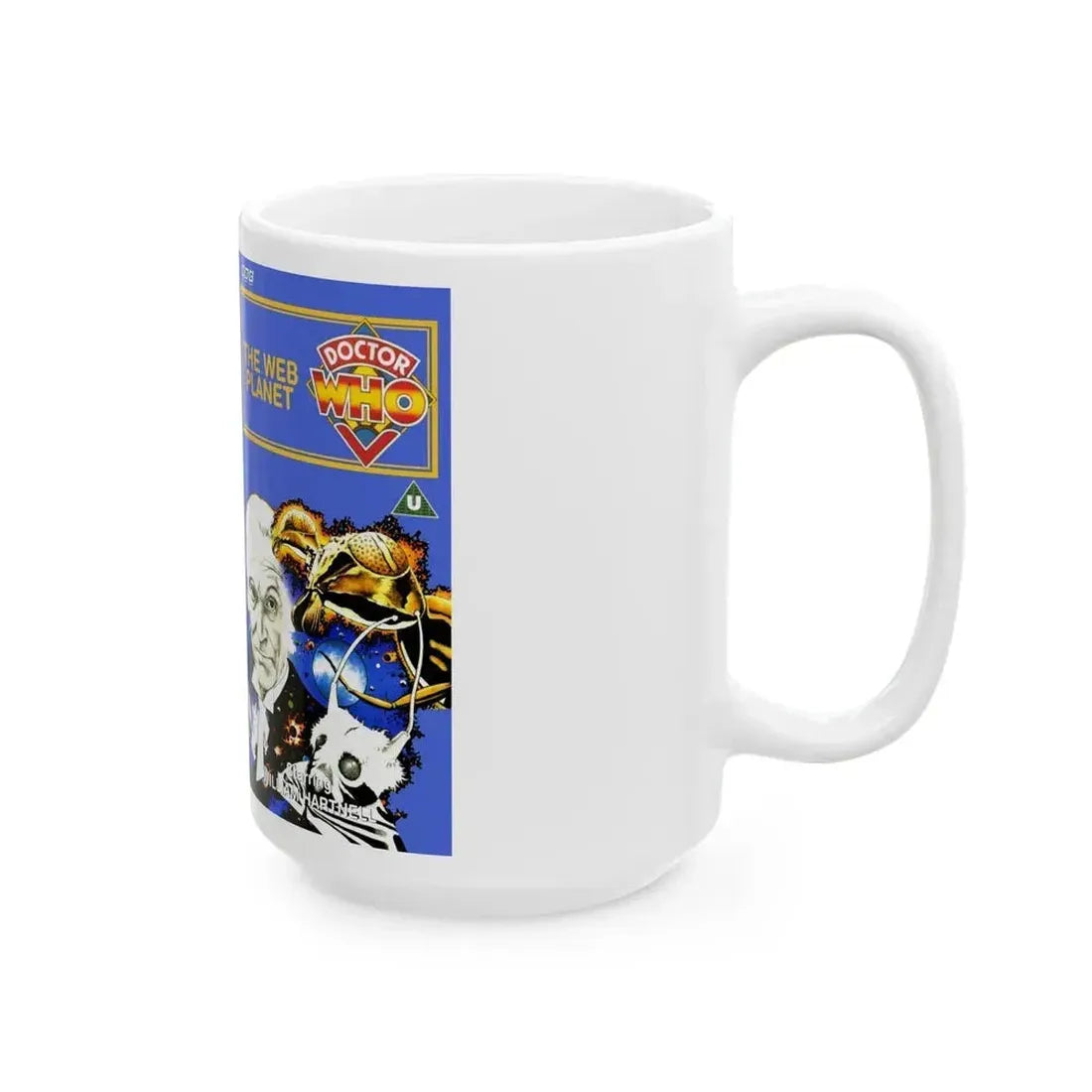 DOCTOR WHO THE WEB PLANET (VHS COVER) - White Coffee Mug - Go Mug Yourself