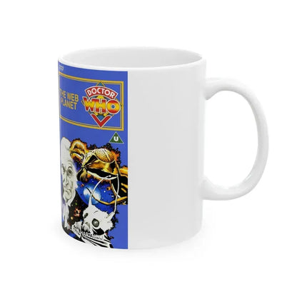 DOCTOR WHO THE WEB PLANET (VHS COVER) - White Coffee Mug - Go Mug Yourself