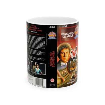 DOCTOR WHO VENGEANCE ON VAROS (VHS COVER) - White Coffee Mug 11oz - Go Mug Yourself