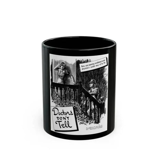 Doctors Don't Tell, Liberty magazine, April 16,1938 - Black Coffee Mug 11oz - Go Mug Yourself