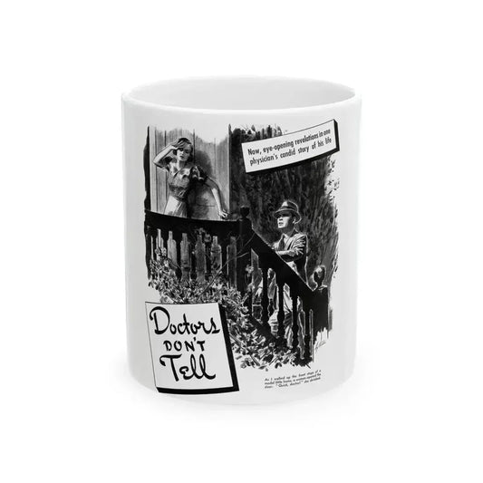 Doctors Don't Tell, Liberty magazine, April 16,1938 - White Coffee Mug 11oz - Go Mug Yourself