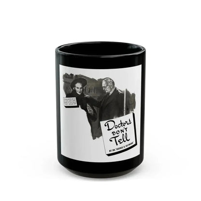 Doctors Don't Tell, Liberty, May 7, 1938 - Black Coffee Mug 15oz - Go Mug Yourself