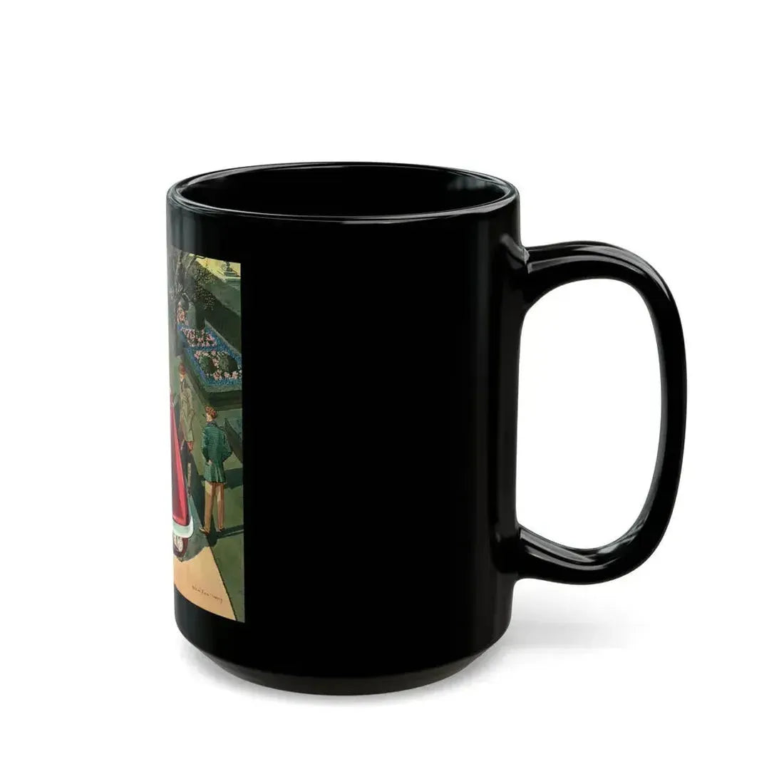 Dodge Firearrow, Esquire magazine, August 1954 - Black Coffee Mug - Go Mug Yourself