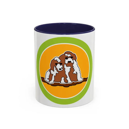 Dog Care (Boy Scout Merit Badge) Accent Coffee Mug 11oz Navy - Go Mug Yourself