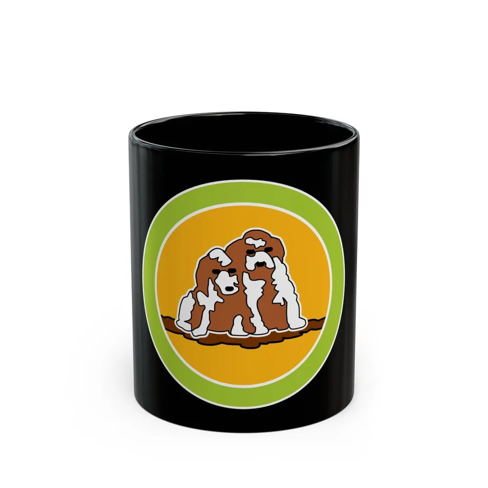 Dog Care (Boy Scout Merit Badge) Black Coffee Mug-11oz-Go Mug Yourself