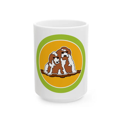 Dog Care (Boy Scout Merit Badge) White Coffee Mug-15oz-Go Mug Yourself