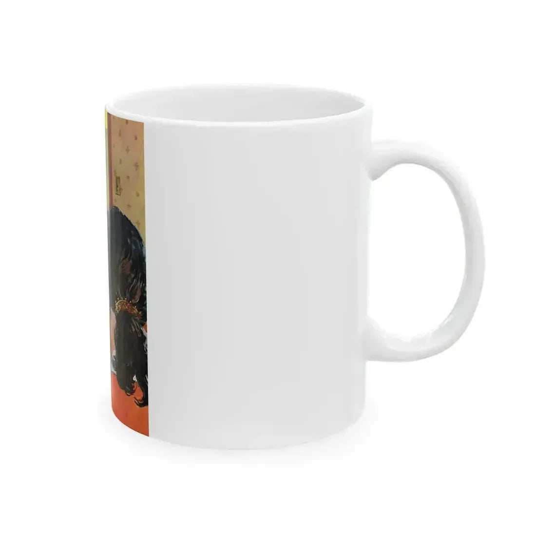 Dog in the House, Redbook, May 1958 - White Coffee Mug - Go Mug Yourself