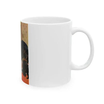 Dog in the House, Redbook, May 1958 - White Coffee Mug - Go Mug Yourself