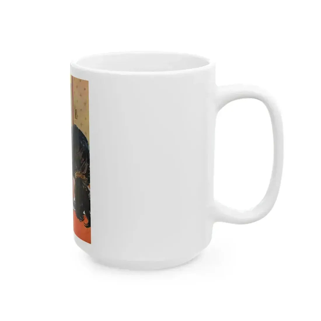 Dog in the House, Redbook, May 1958 - White Coffee Mug - Go Mug Yourself