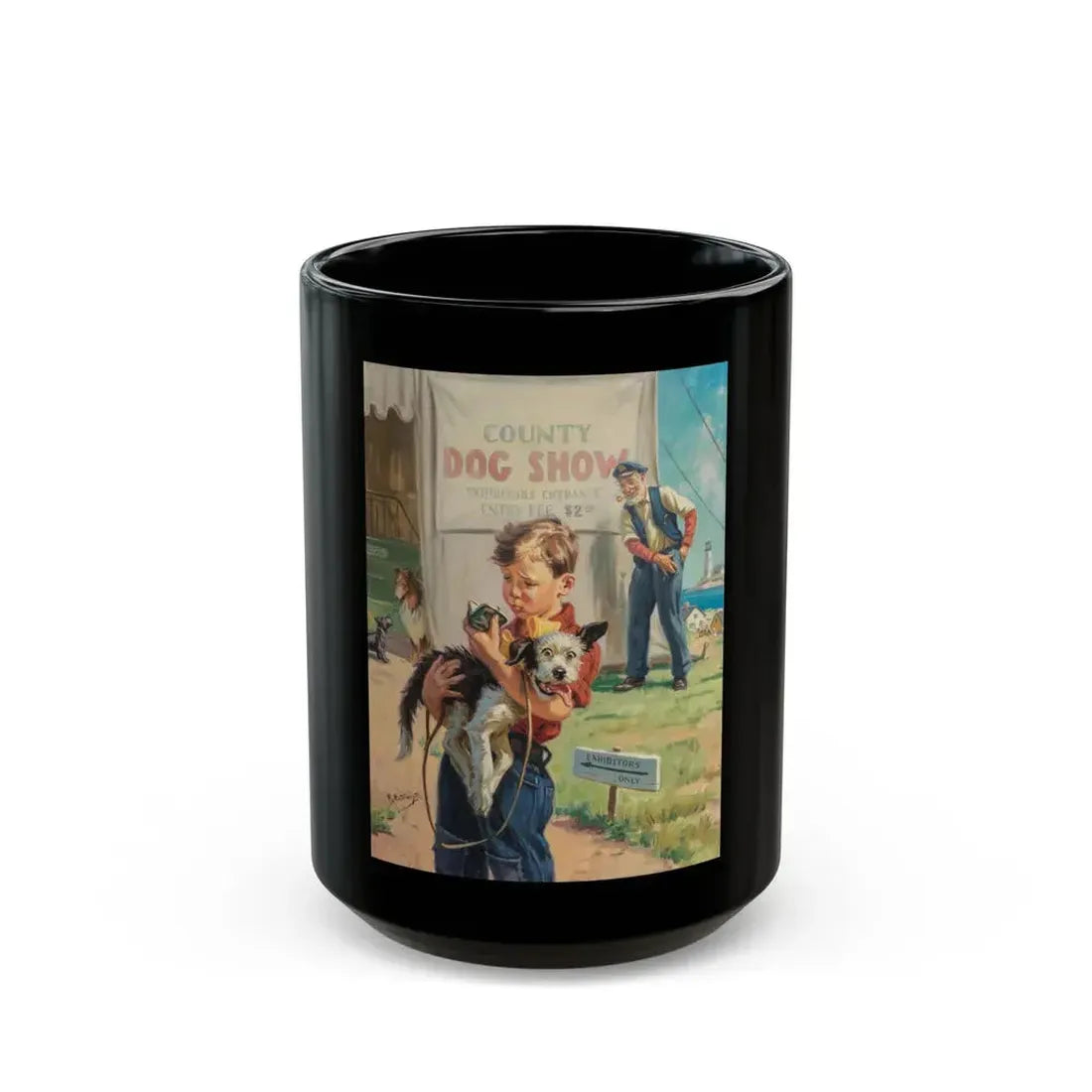 Dog Show - Black Coffee Mug 15oz - Go Mug Yourself