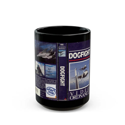 DOGFIGHT VIDEO ORDNANCE (VHS COVER) - Black Coffee Mug-15oz-Go Mug Yourself