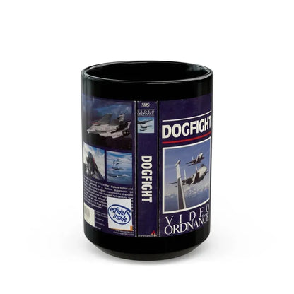 DOGFIGHT VIDEO ORDNANCE (VHS COVER) - Black Coffee Mug 15oz - Go Mug Yourself