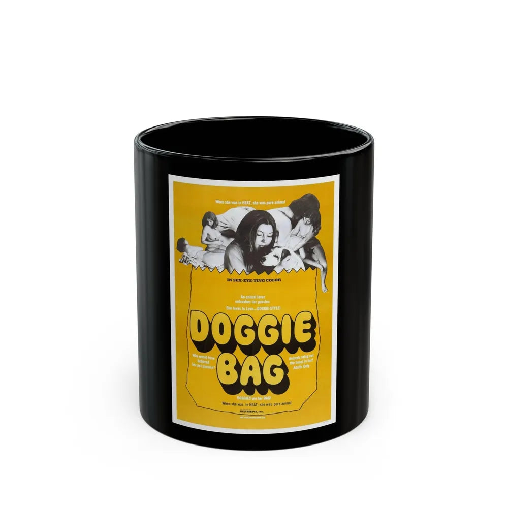 DOGGIE BAG 1969 Movie Poster - Black Coffee Mug-11oz-Go Mug Yourself