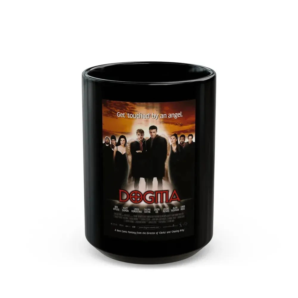 DOGMA 1999 Movie Poster - Black Coffee Mug 15oz - Go Mug Yourself