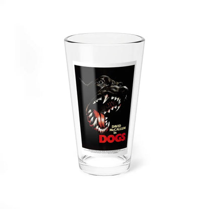 DOGS 1976 Movie Poster - Pint Glass 16oz-16oz-Go Mug Yourself