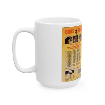 DOGS OF HELL (VHS COVER) - White Coffee Mug-Go Mug Yourself