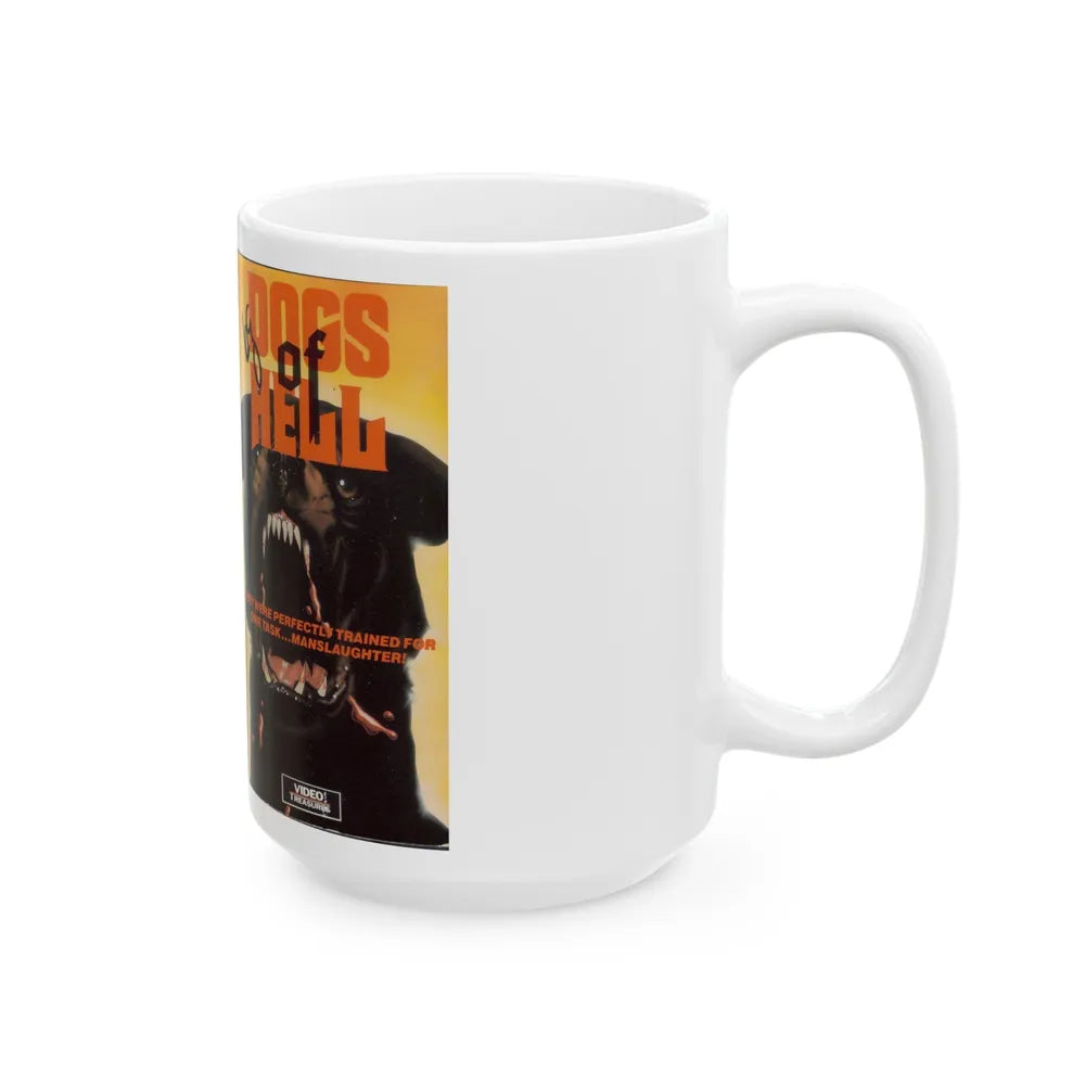 DOGS OF HELL (VHS COVER) - White Coffee Mug-Go Mug Yourself