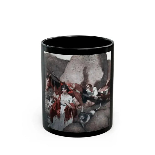 Dogs That Free and Stay, McCalls magazine, November 1923 - Black Coffee Mug 11oz - Go Mug Yourself