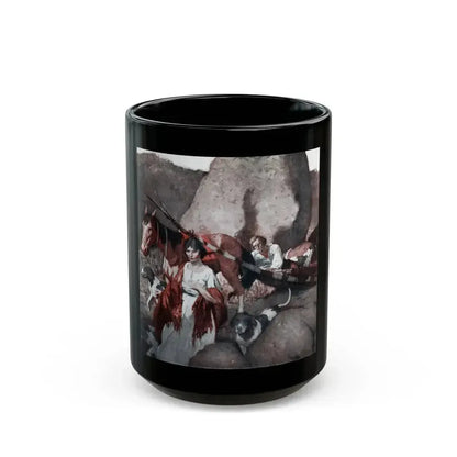 Dogs That Free and Stay, McCalls magazine, November 1923 - Black Coffee Mug 15oz - Go Mug Yourself