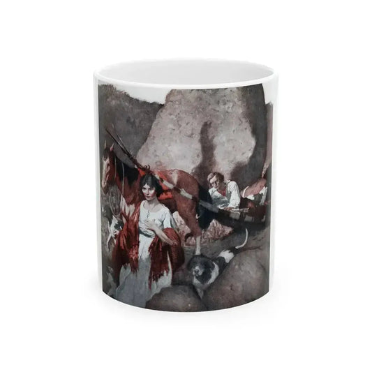 Dogs That Free and Stay, McCalls magazine, November 1923 - White Coffee Mug 11oz - Go Mug Yourself