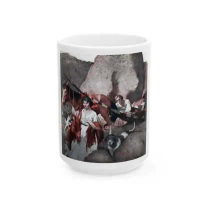 Dogs That Free and Stay, McCalls magazine, November 1923 - White Coffee Mug 15oz - Go Mug Yourself