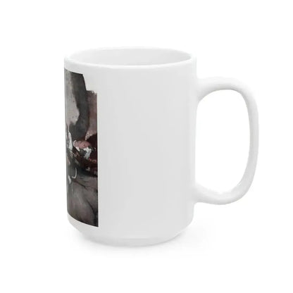 Dogs That Free and Stay, McCalls magazine, November 1923 - White Coffee Mug - Go Mug Yourself
