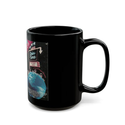 DOIN TIME ON PLANET EARTH (VHS COVER) - Black Coffee Mug-Go Mug Yourself