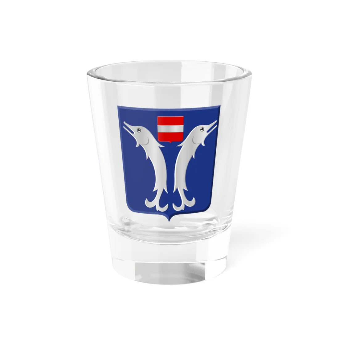 Doische wapen (Belgium) (Coat of Arms) Shot Glass 1.5oz 1.5oz - Go Mug Yourself