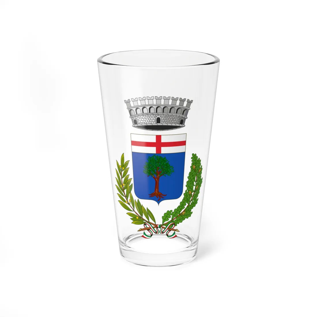 Dolcedo-Stemma (Italy) (Coat of Arms) Pint Glass 16oz 16oz - Go Mug Yourself
