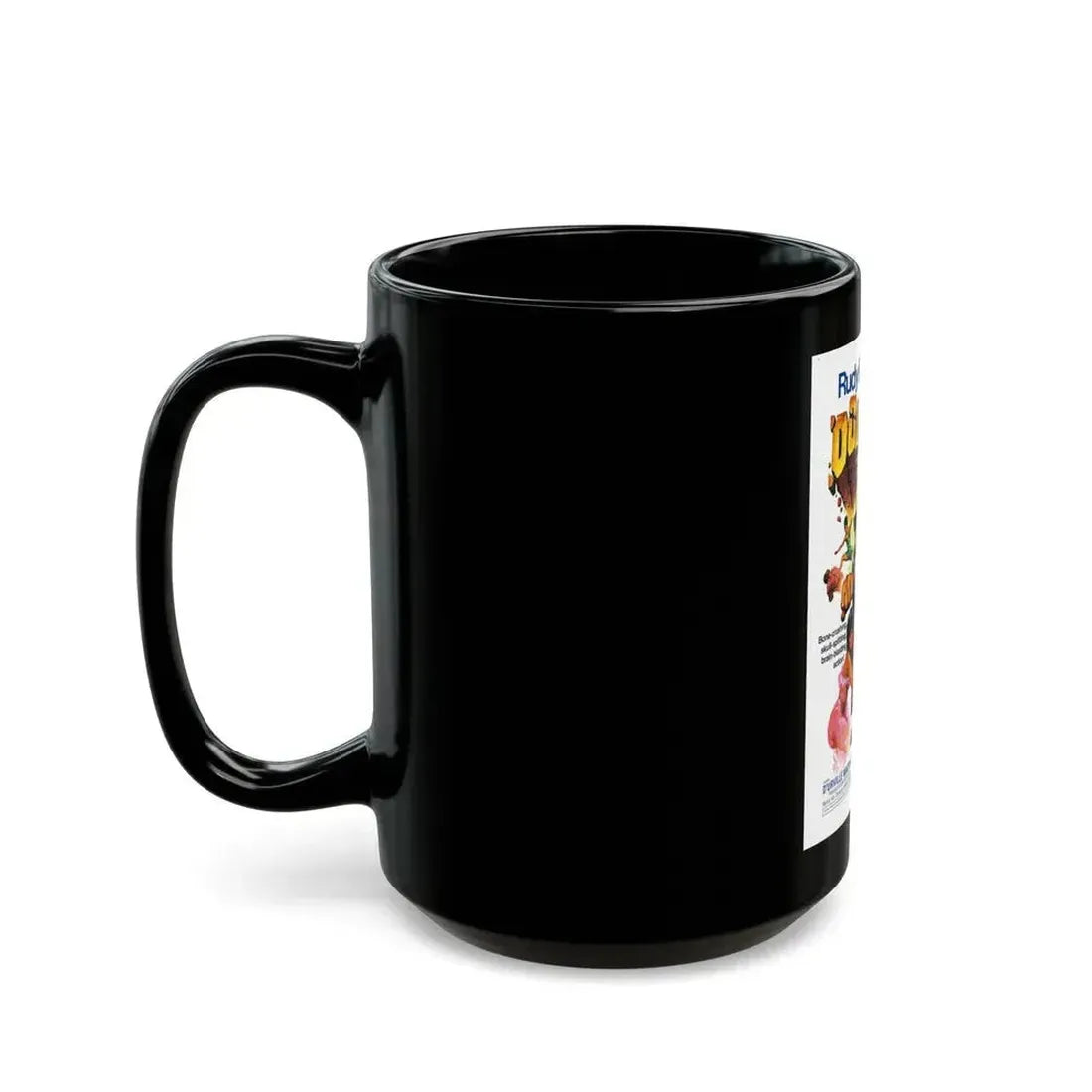 DOLEMITE 1975 Movie Poster - Black Coffee Mug - Go Mug Yourself