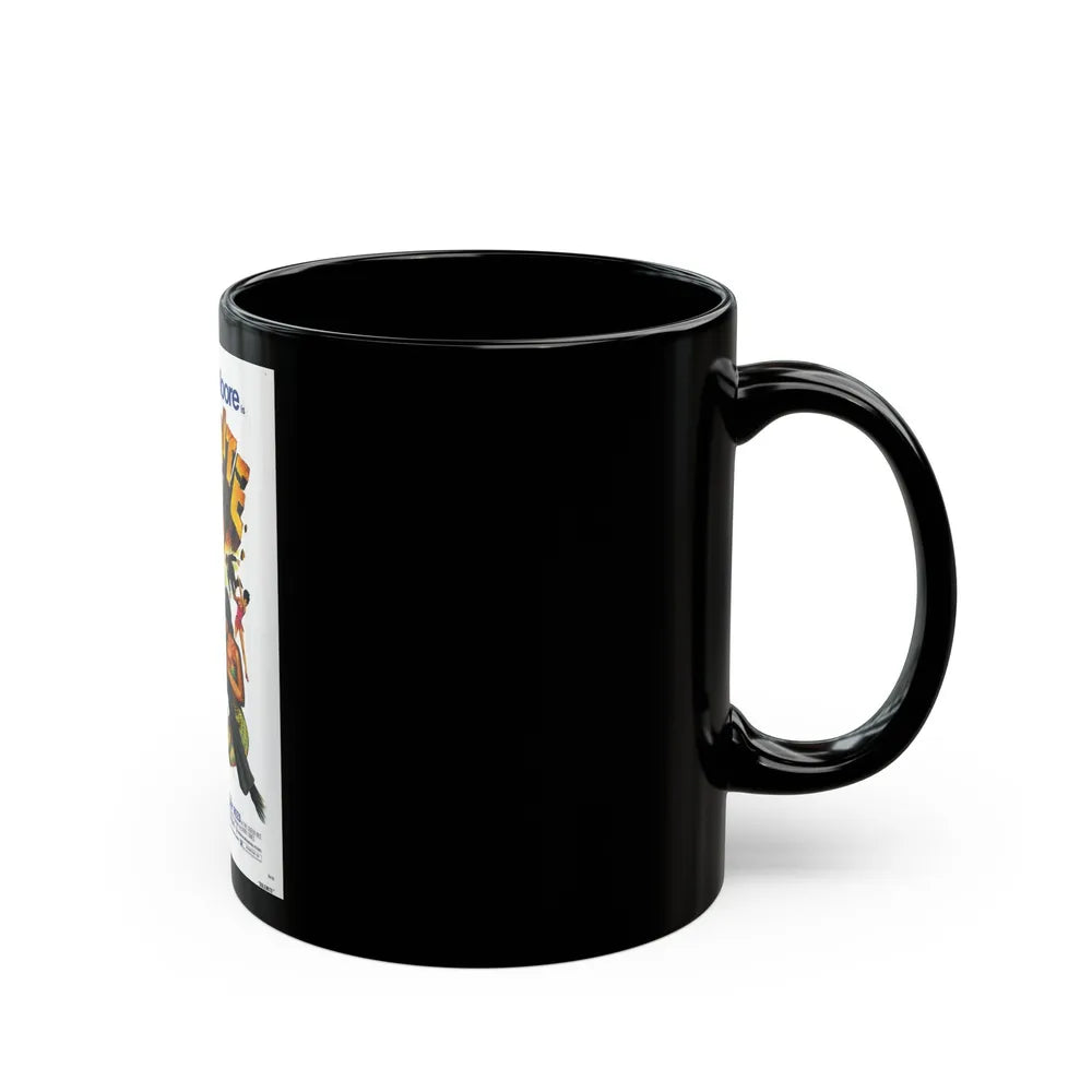 DOLEMITE 1975 Movie Poster - Black Coffee Mug-Go Mug Yourself