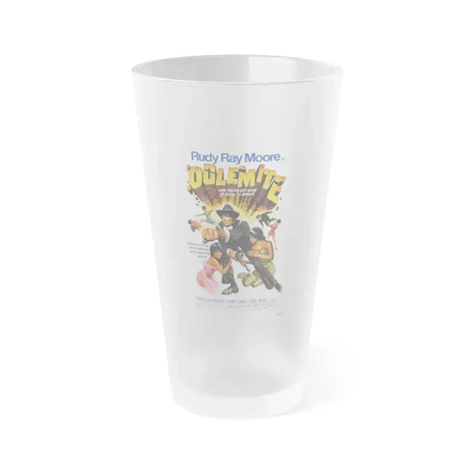 DOLEMITE 1975 Movie Poster - Frosted Pint Glass 16oz 16oz Frosted - Go Mug Yourself
