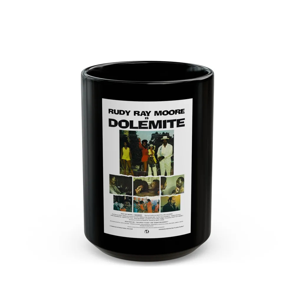 DOLEMITE (2) 1975 Movie Poster - Black Coffee Mug-15oz-Go Mug Yourself