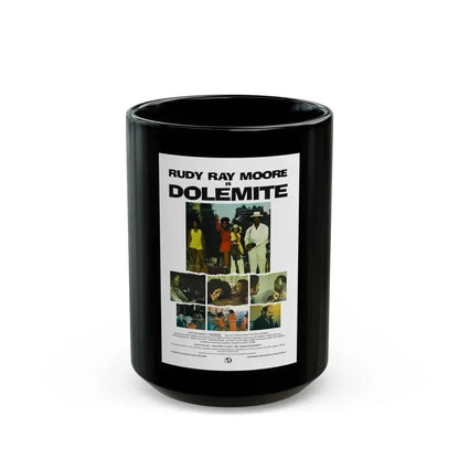 DOLEMITE (2) 1975 Movie Poster - Black Coffee Mug 15oz - Go Mug Yourself