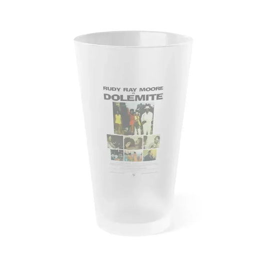 DOLEMITE (2) 1975 Movie Poster - Frosted Pint Glass 16oz 16oz Frosted - Go Mug Yourself