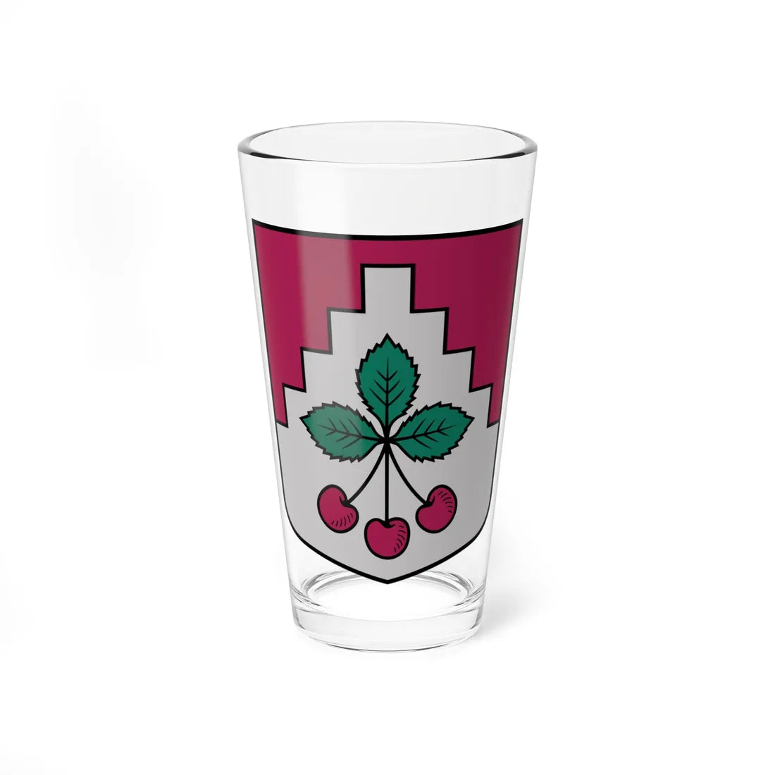 Ēdoles pagasta ģerbonis (Latvia) (Coat of Arms) Pint Glass 16oz 16oz - Go Mug Yourself